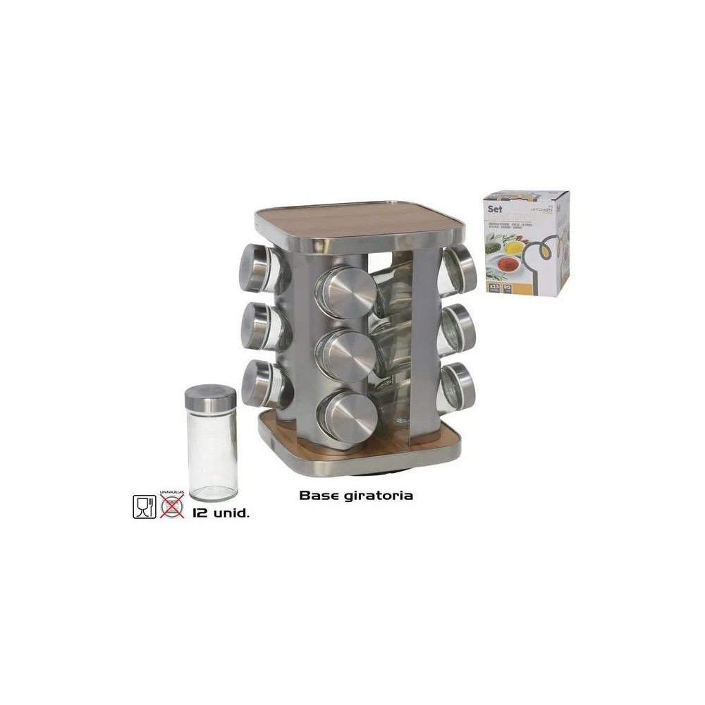 Porta Spezie cucina  con Base Girevole